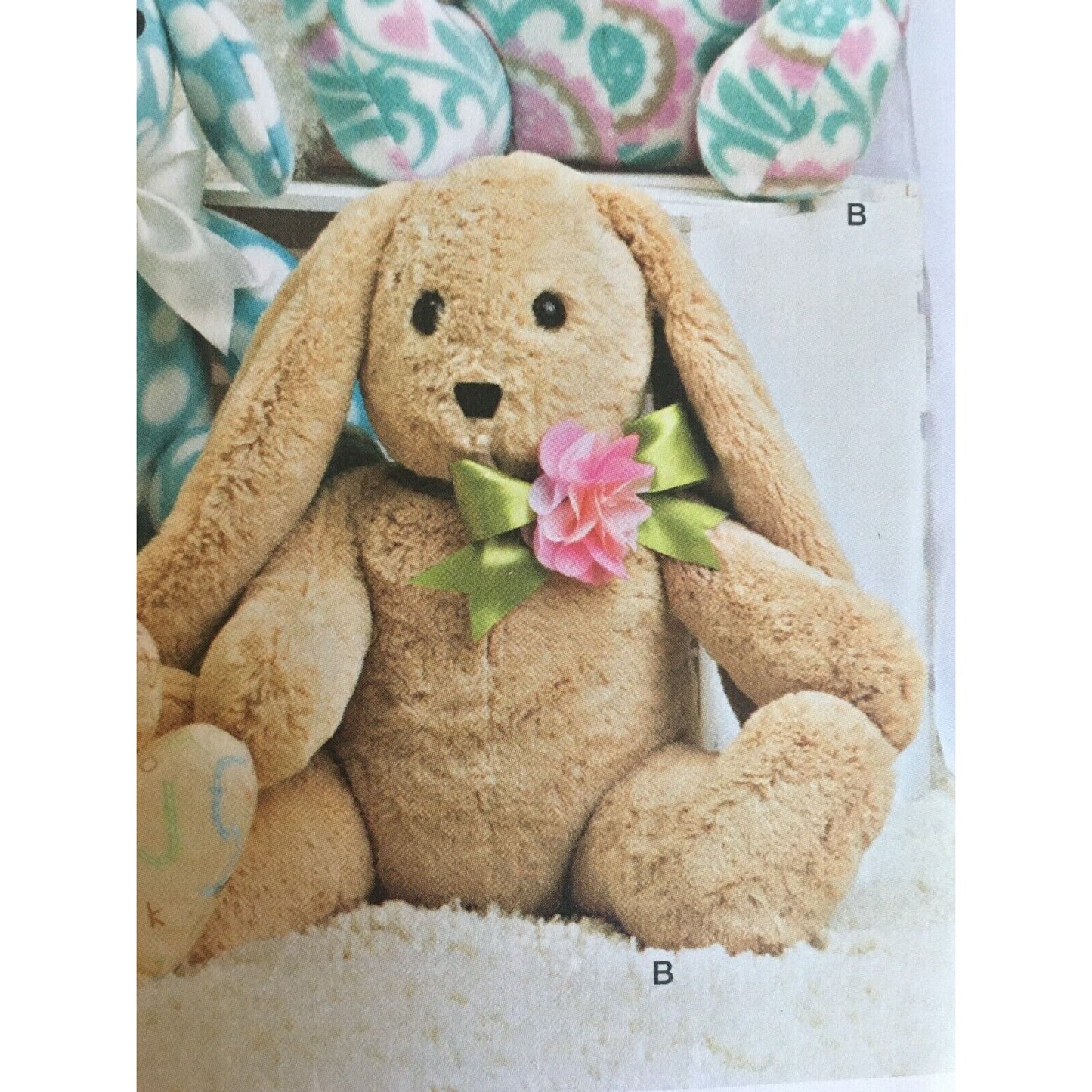 Simplicity Sewing Pattern 8044 Stuffed Animals Teddy Bear Dog Rabbit 14" Uncut