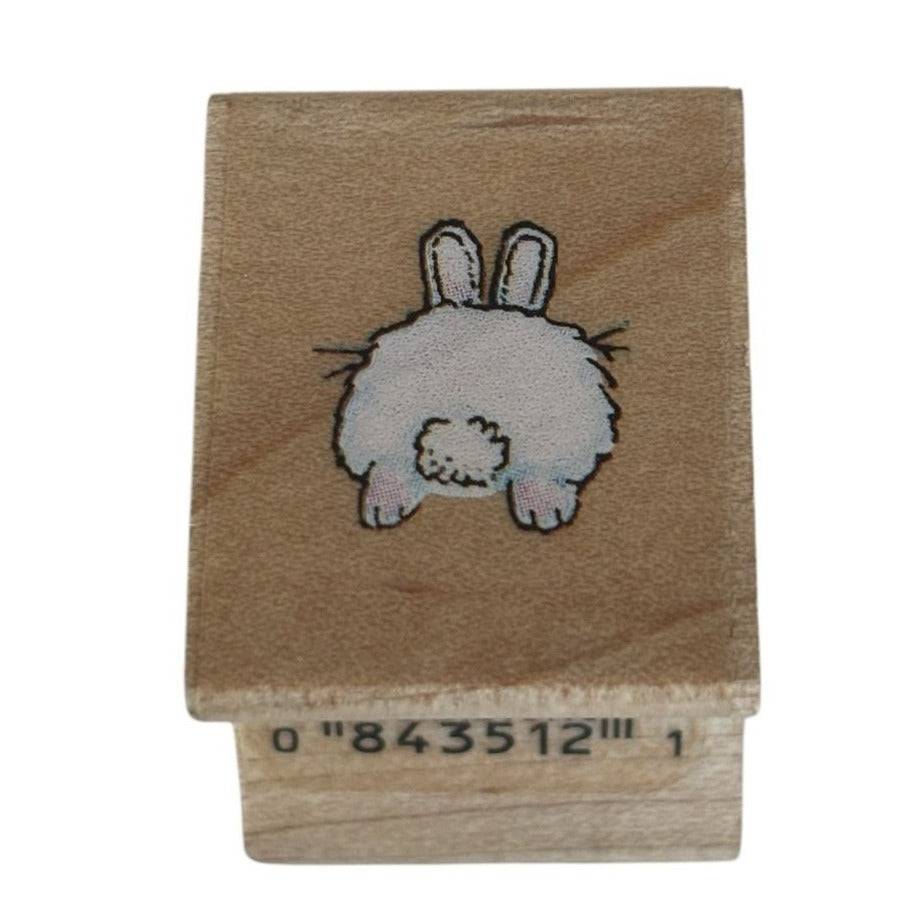 All Night Media Rubber Stamp Cottontail Easter Rabbit Bunny Tail Spring Funny