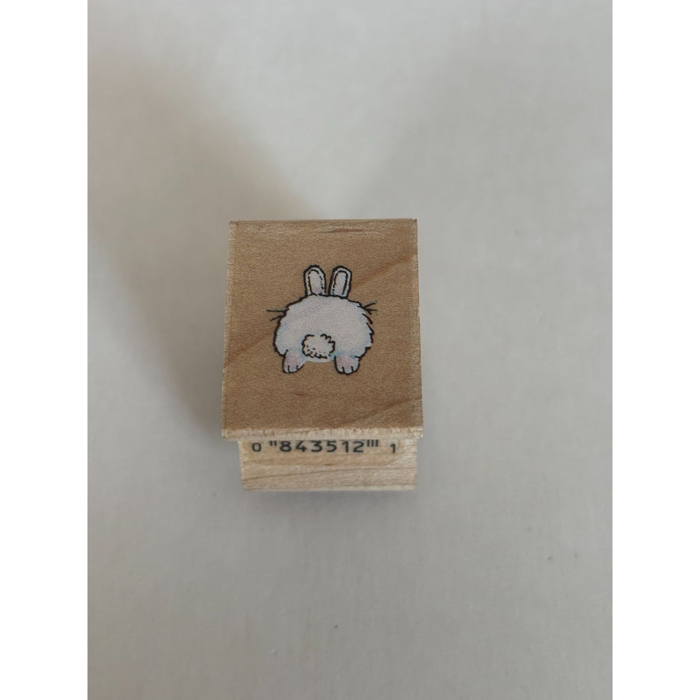 All Night Media Rubber Stamp Cottontail Easter Rabbit Bunny Tail Spring Funny