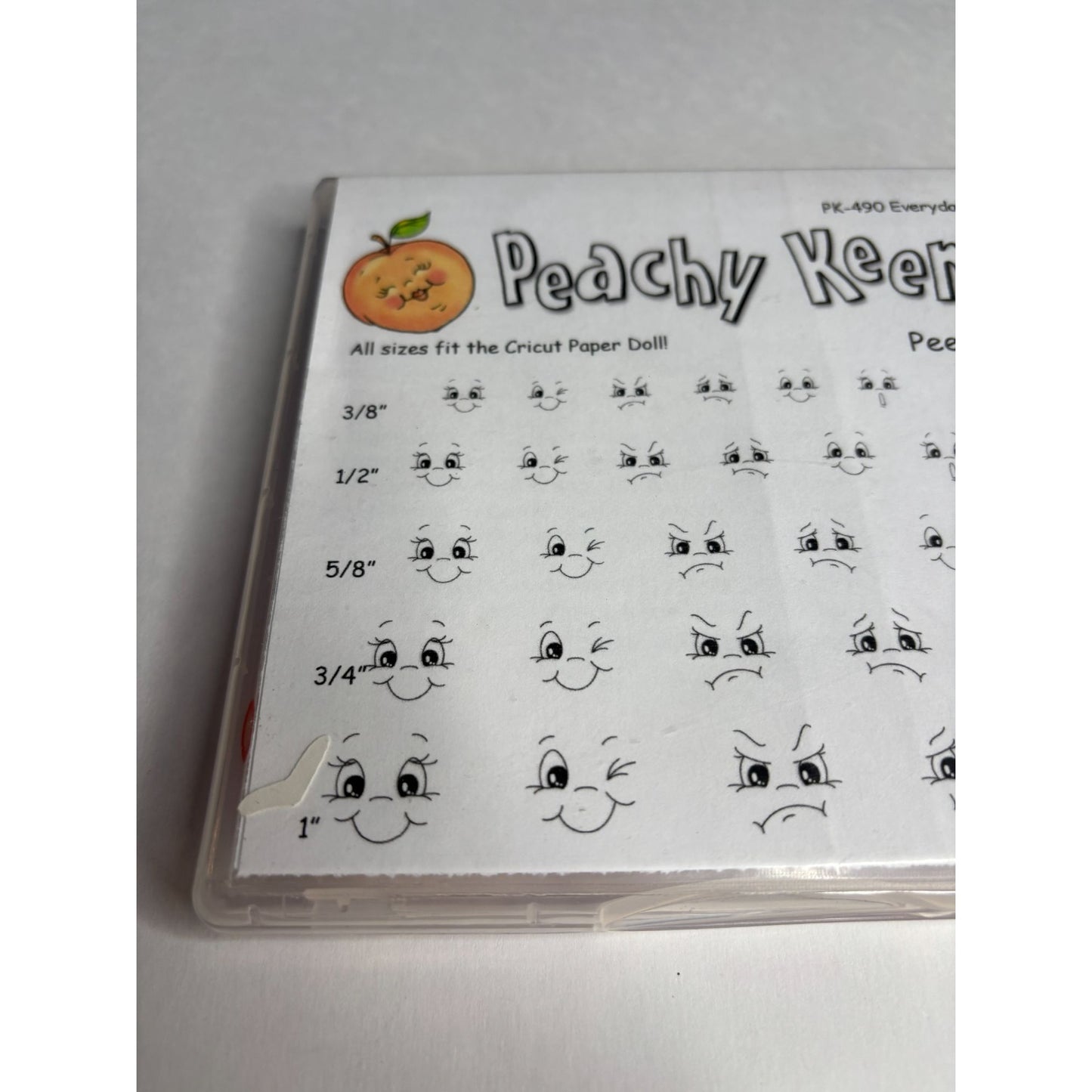 Peachy Keen Photopolymer Stamps Everyday Character Face Assortment Wink Smile