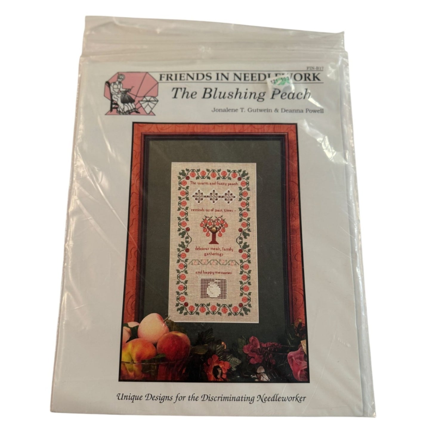 Friends In Needlework Cross Stitch Pattern The Blushing Peach Tree Fruit Pattern