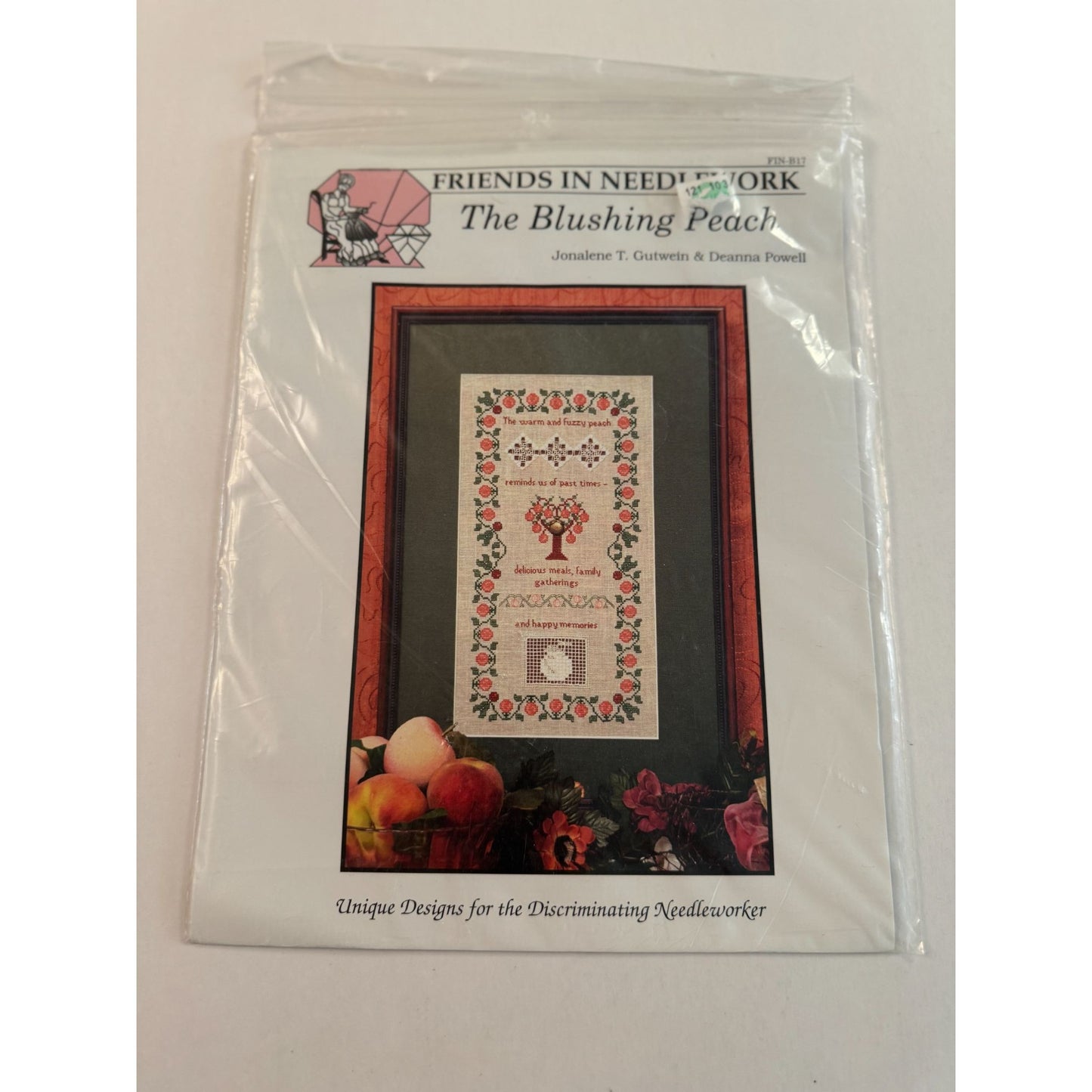 Friends In Needlework Cross Stitch Pattern The Blushing Peach Tree Fruit Pattern