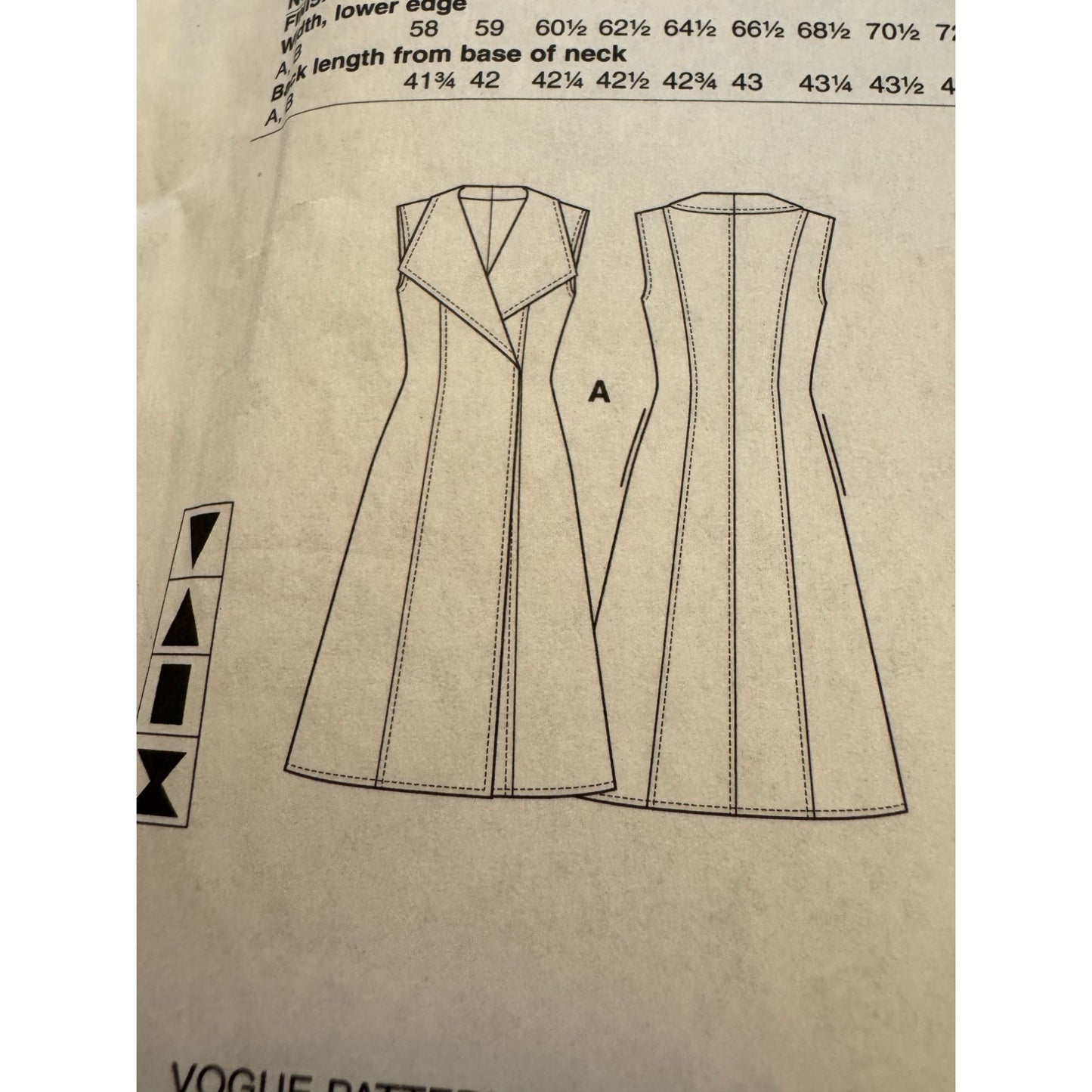 Vogue Sewing Pattern V8992 A-Line Wrap Dress Career Easy to Sew UC 16 18 20 22 24