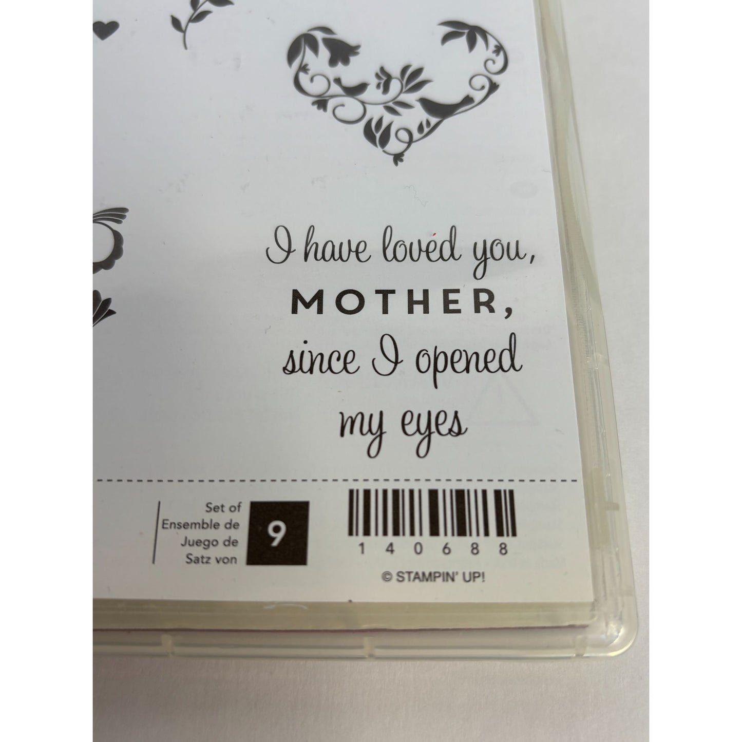 Stampin Up Rubber Stamp Set First Sight Mothers Day Kindred Spirits Friendship