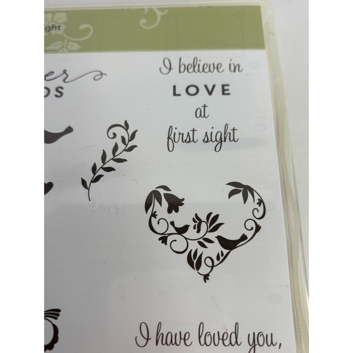 Stampin Up Rubber Stamp Set First Sight Mothers Day Kindred Spirits Friendship