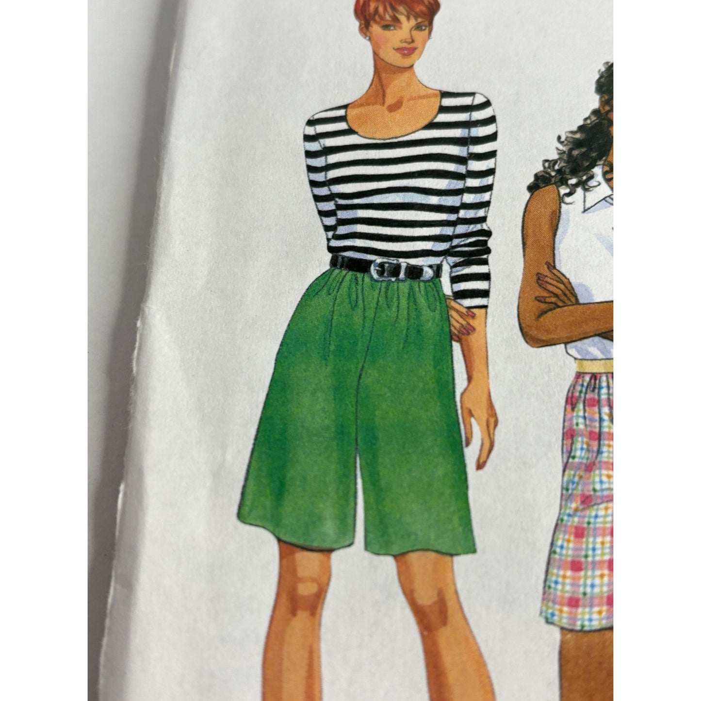 McCalls Sewing Pattern 8790 1-Hour Pants Shorts Elastic Waist Size 20 22 Uncut