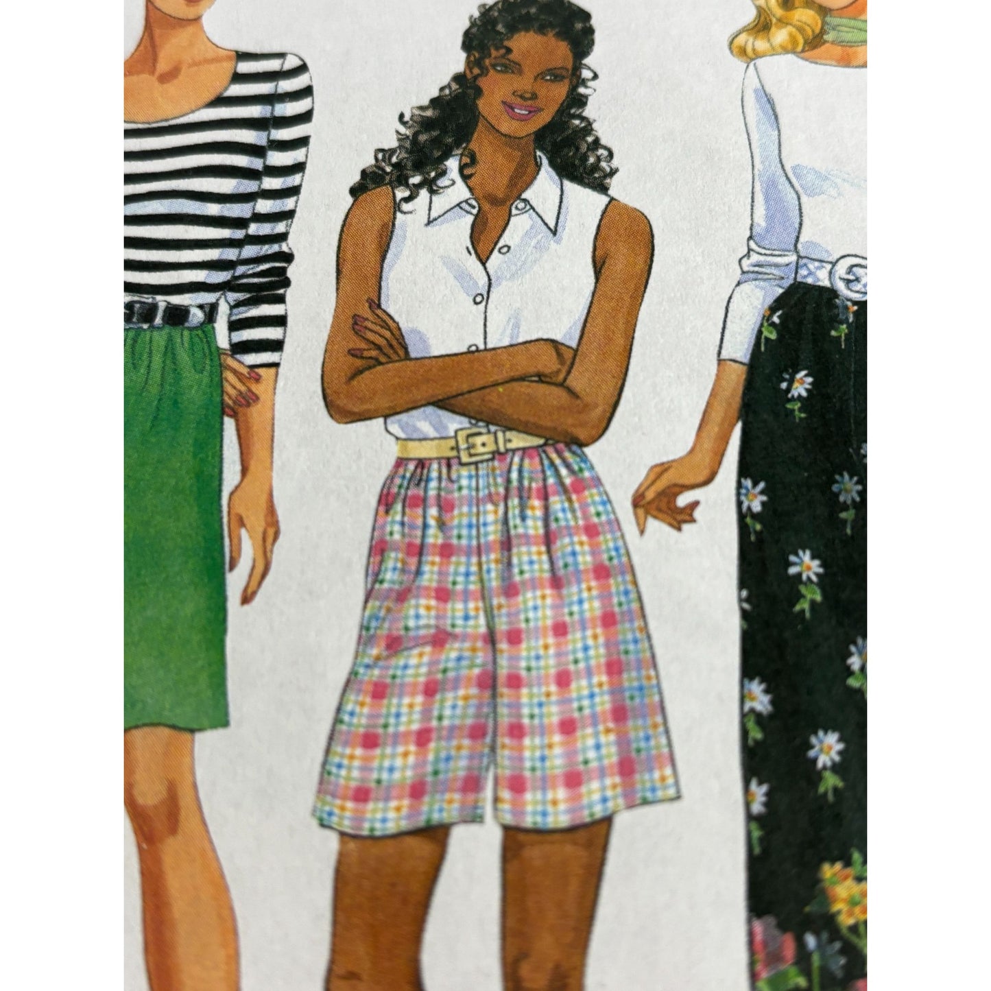 McCalls Sewing Pattern 8790 1-Hour Pants Shorts Elastic Waist Size 20 22 Uncut