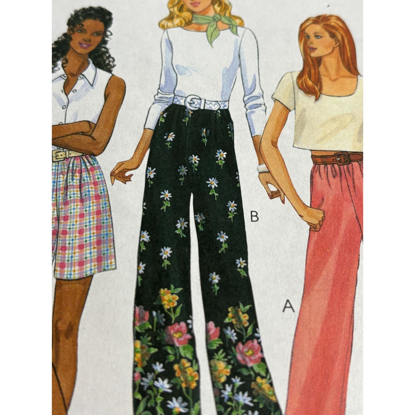 McCalls Sewing Pattern 8790 1-Hour Pants Shorts Elastic Waist Size 20 22 Uncut