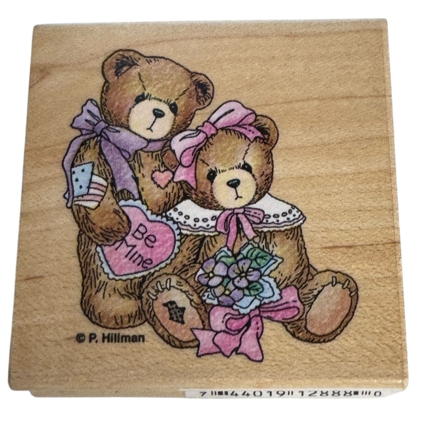 Stampendous Rubber Stamp Valentines Day Cherished Teddies Be Mine Teddy Bear