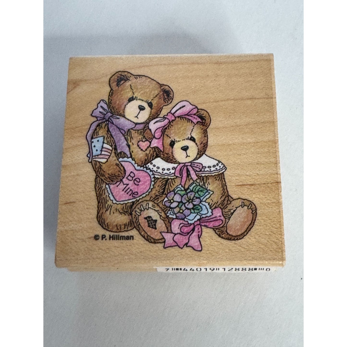 Stampendous Rubber Stamp Valentines Day Cherished Teddies Be Mine Teddy Bear