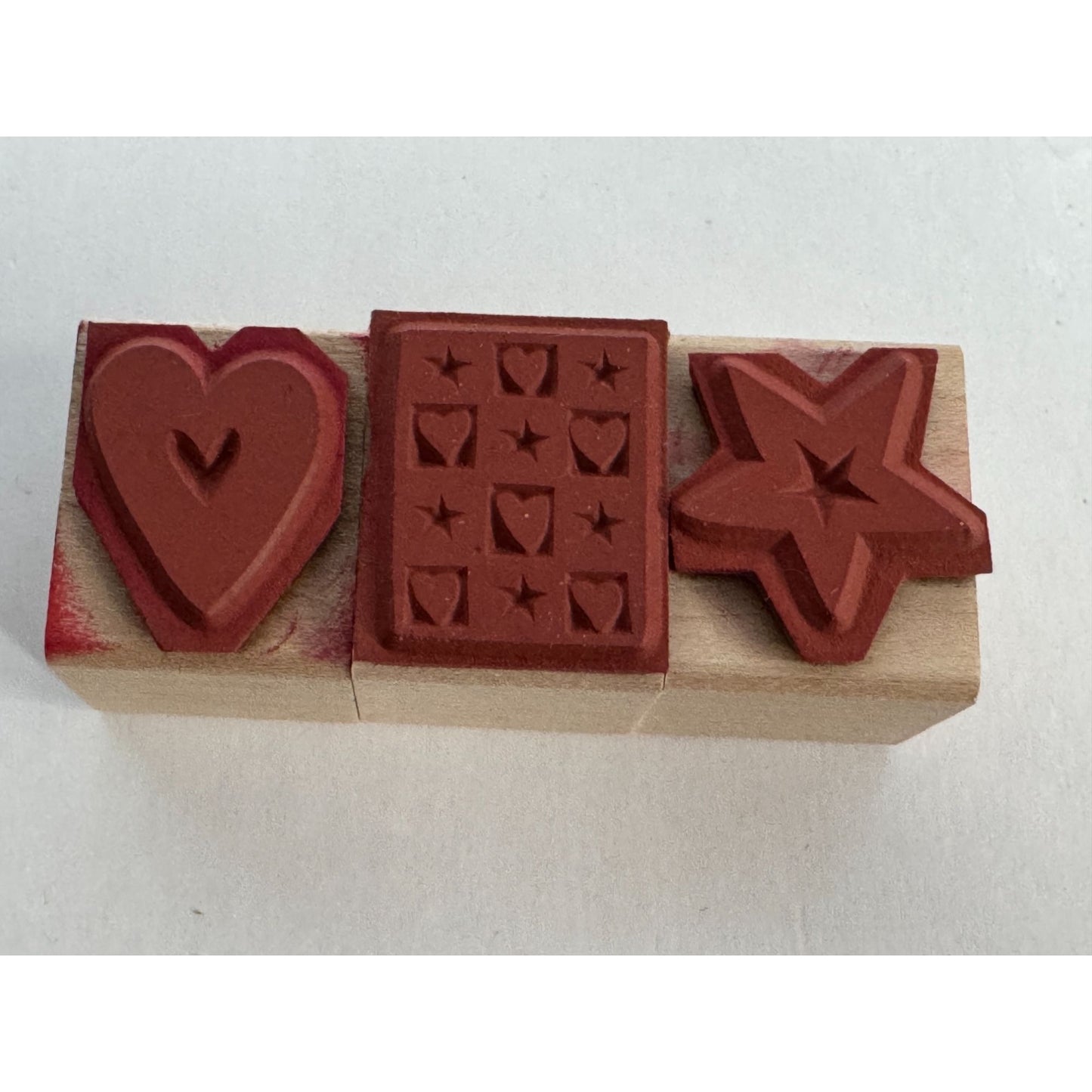 Hero Arts Rubber Stamps Set Hearts and Stars Valentines Day Card Making Love