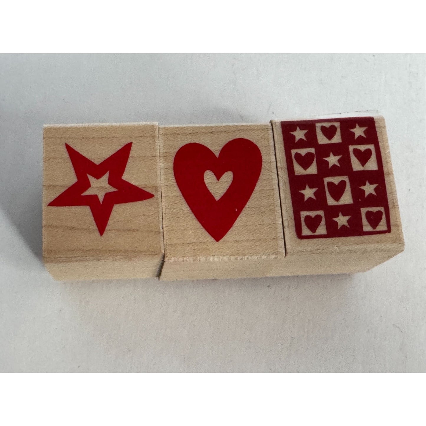 Hero Arts Rubber Stamps Set Hearts and Stars Valentines Day Card Making Love