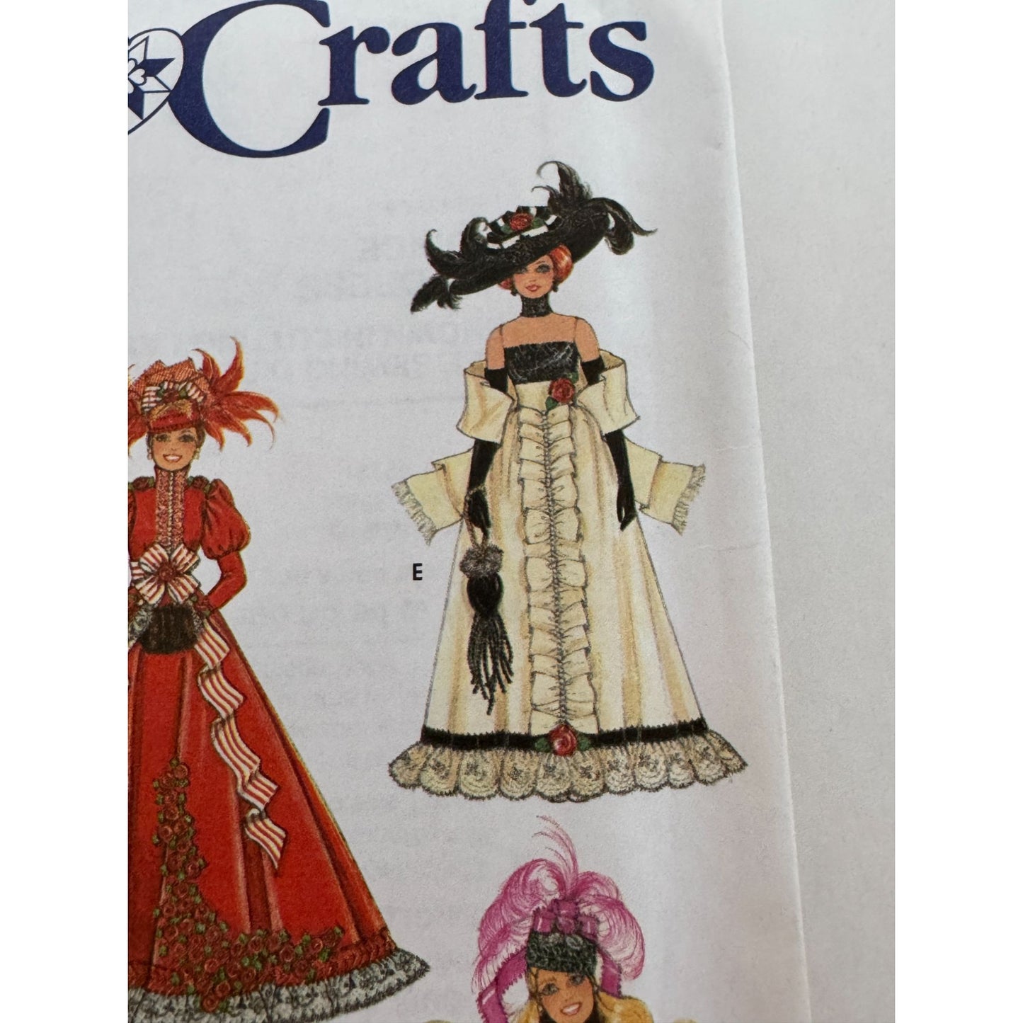 Simplicity Crafts Sewing Pattern 9062 Fashion Doll Clothing Ice Skating Dress