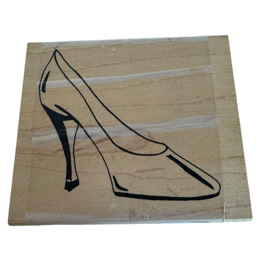 AIP VIPs Rubber Stamp Large High Heel Shoe Womens Fashion Stiletto Card Making