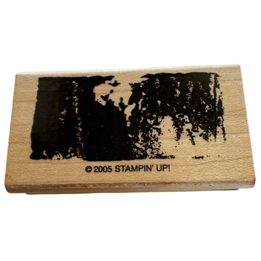 Stampin Up Rubber Stamp Smudge Abstract Art Card Making Background Silhouette