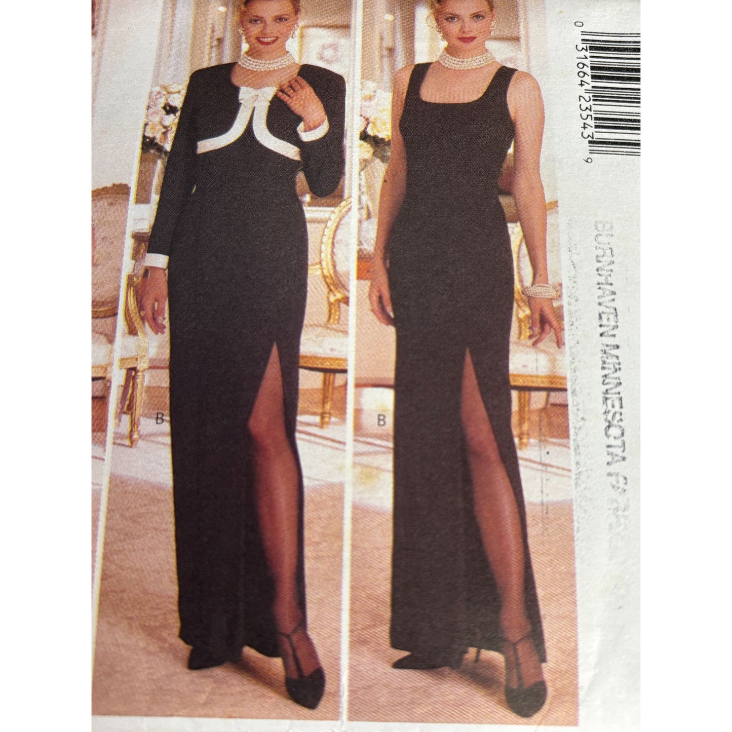 Butterick Sewing Pattern 4430 Formal Jacket Dress Evening Party Sz 6 8 10 Uncut