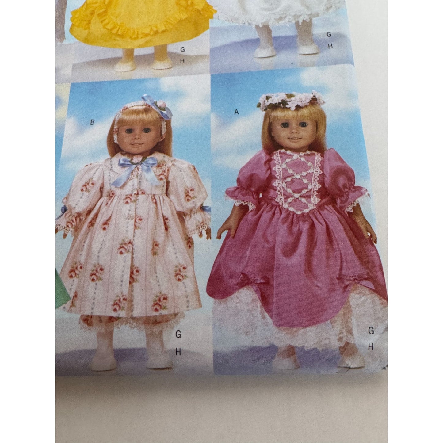 Butterick Sewing Pattern 5329 Doll Formal Dress For 18 inch Dolls Flower Girl