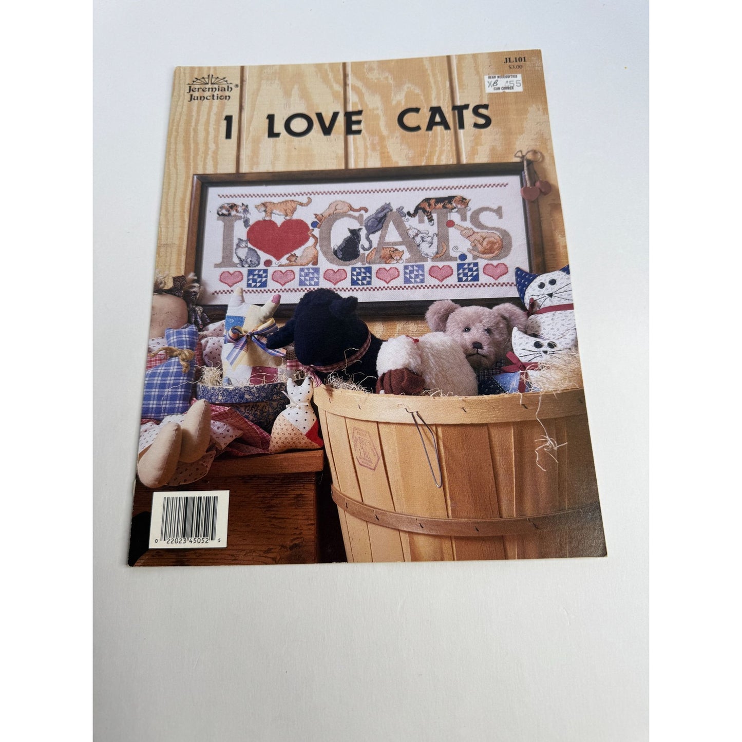 I Love Cats Cross Stitch Pattern Animals Pet Playful Kittens Jeremiah Junction