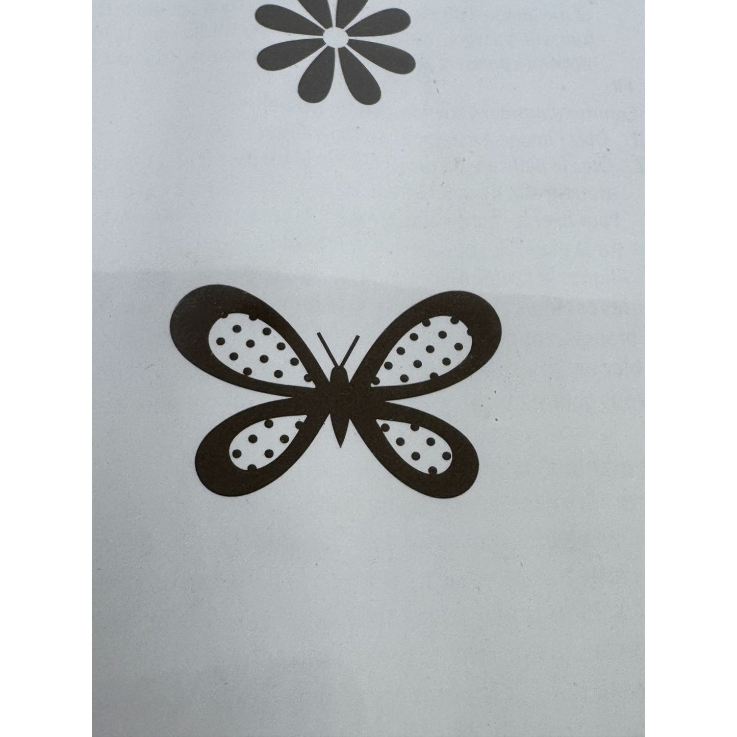 Stampin Up Clear Mount Rubber Stamp Set Bold Blossom Flower Butterfly Garden