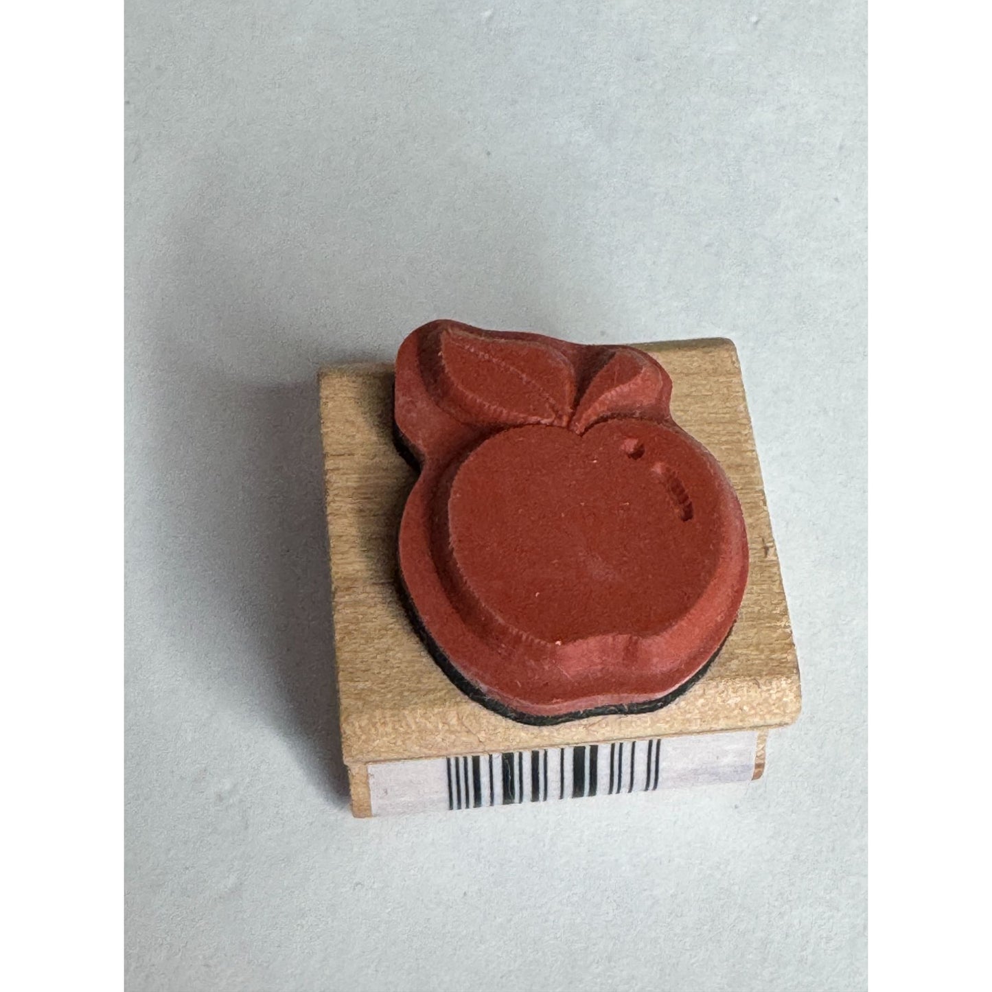 All Night Media Rubber Stamp Apple Fruit Canning Label Food Card Making Teacher