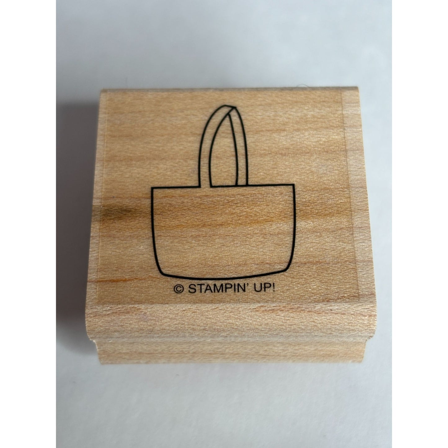 Stampin Up Tote-Ally Tess Rubber Stamp Crafter Stamping Hobby Tools Scissors Bag