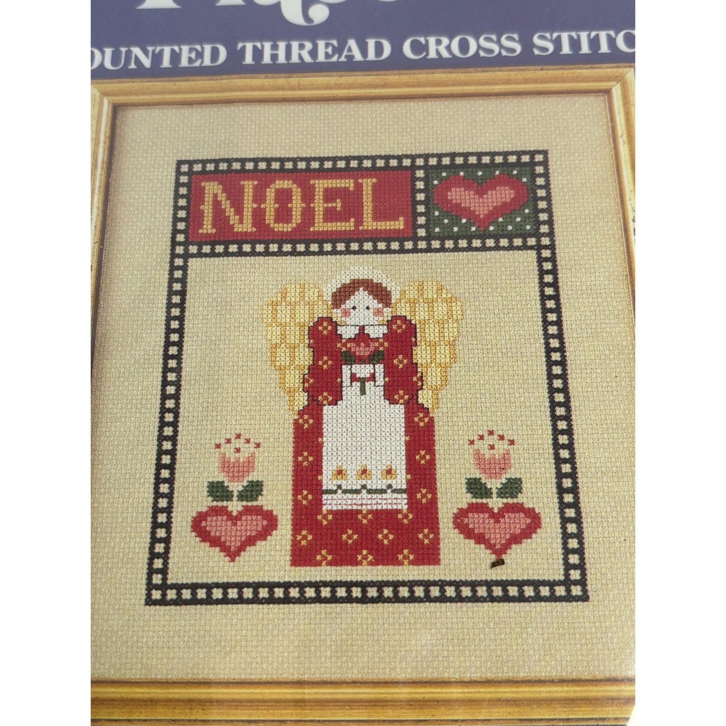 Astor Place Counted Thread Cross Stitch Pattern Christmas Noel Angel Design